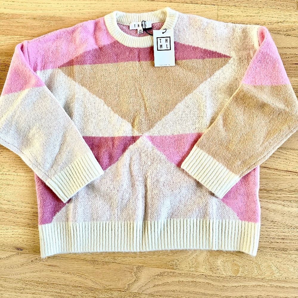 THML Clothing Colorblock Sweater